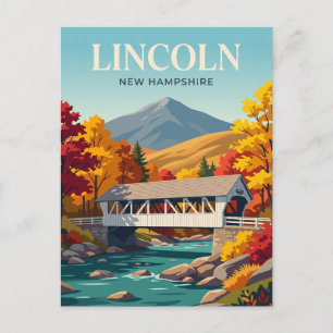 Cartão Postal Lincoln New Hampshire