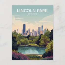 Cartão Postal Lincoln Park: Chicago Green Oasis