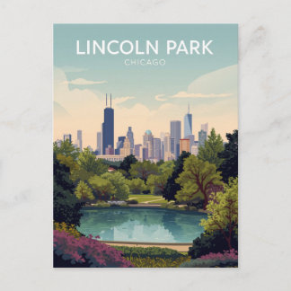 Cartão Postal Lincoln Park: Chicago Green Oasis