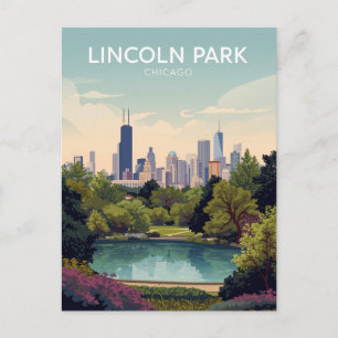 Cartão Postal Lincoln Park: Oásis Verde de Chicago