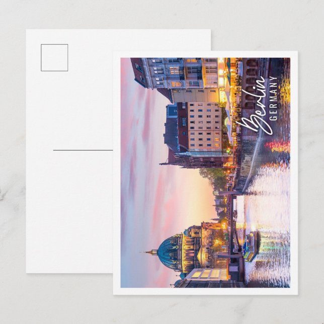 Cartão Postal Linda Alemanha de Berlim (Frente/Verso)