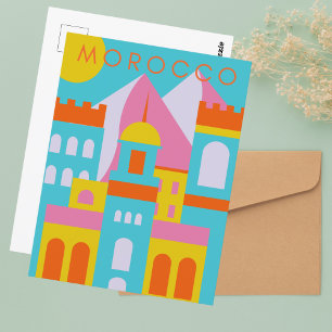 Cartão Postal Linda arquitetura marraquexe da medina marraquexe