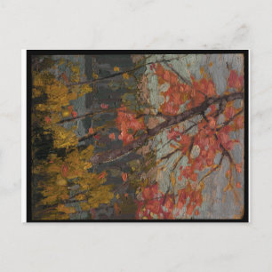 Cartão Postal Linda cena canadense de natureza selvagem Tom Thom