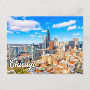 Cartão Postal Linda Chicago, Illinois, Estados Unidos