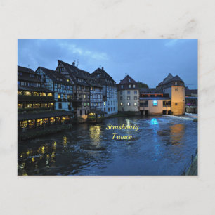 Cartão Postal Linda Estrasburgo, França
