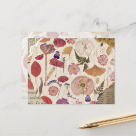 Cartão Postal Linda Floral Pressa