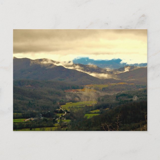 Cartão Postal Linda Foto de Paisagem da Carolina do Norte (Frente)