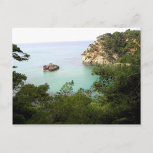 Cartão Postal Linda Ilha Grega Mediterrânica de Hios.