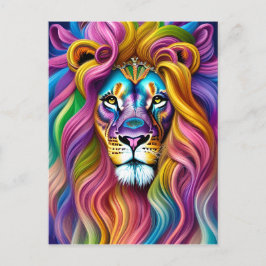 Cartão Postal Linda Leão com Principal Colorido
