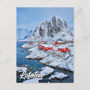 Cartão Postal Linda Lofoten, Noruega