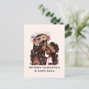 Cartão Postal Linda mãe negra e filha (2)