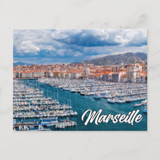 Cartão Postal Linda Marselha, França