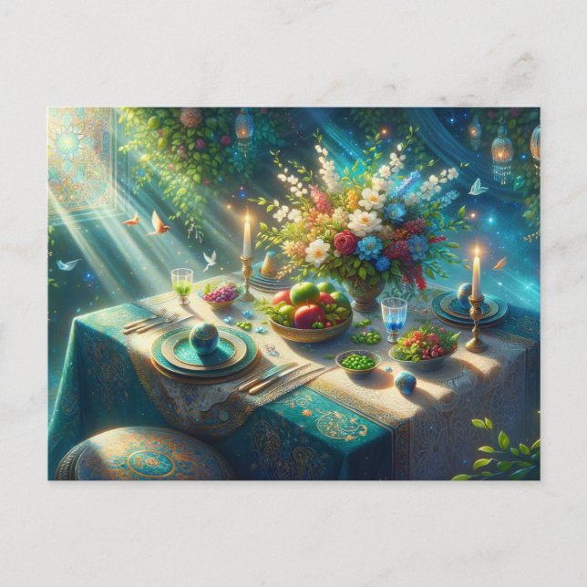 Cartão Postal Linda Mesa Nowruz (Frente)
