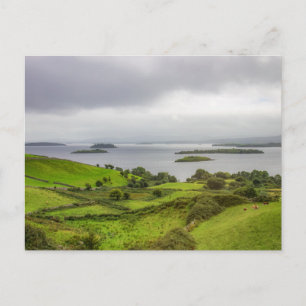 Cartão Postal Linda paisagem da Irlanda 