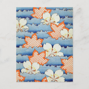 Cartão Postal Linda Sakura Flower Art