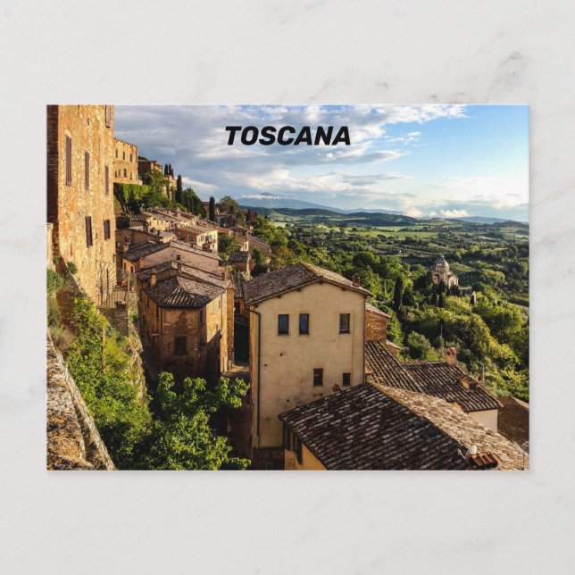 Cartão Postal Linda Toscana - Itália (Frente)