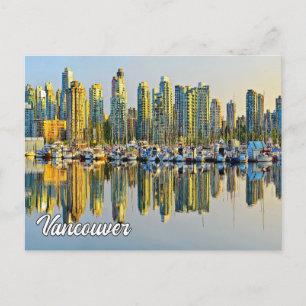 Cartão Postal Linda Vancouver, Colúmbia Britânica, Canadá