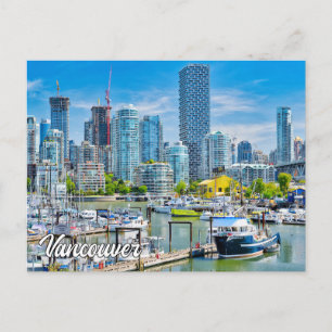 Cartão Postal Linda Vancouver, Colúmbia Britânica, Canadá