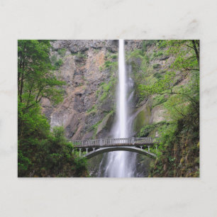 Cartão Postal Linda visão de Multnomah Falls, Oregon