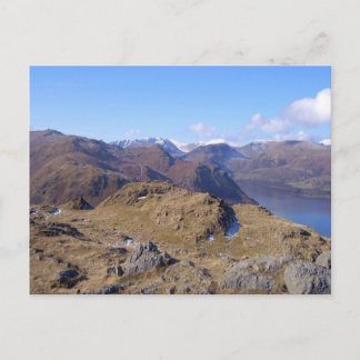 Cartão Postal Linda vista de Hallin Fell Cumbria