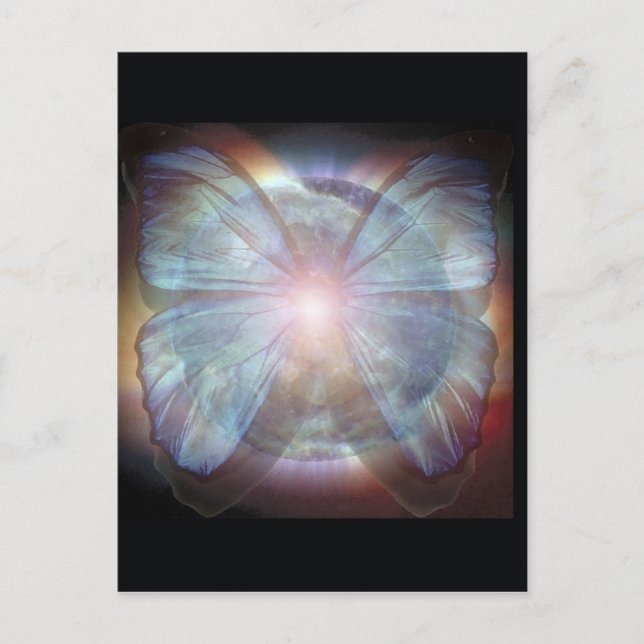 Cartão Postal Lindas Borboletas (Frente)