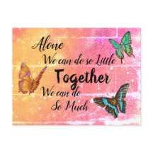 Lindas Borboletas Cor-de-rosa Motivação Laranja