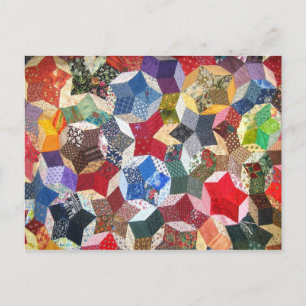 Cartão Postal Lindas e adoráveis estrelas colchadas com colchõ