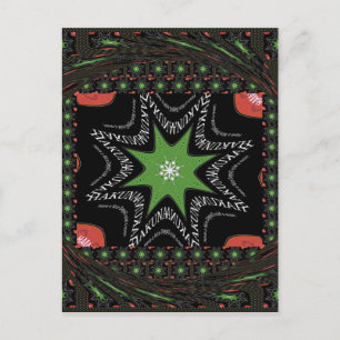 Cartão Postal Lindas estrelas reluzentes vetor Impressão de fund