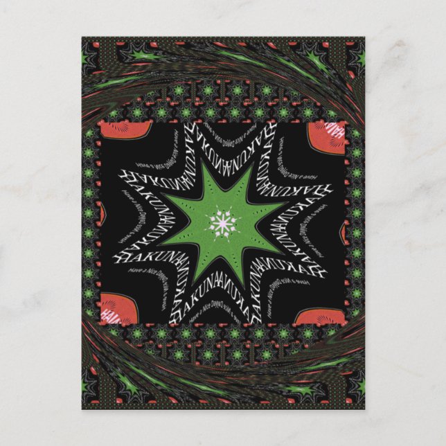 Cartão Postal Lindas estrelas reluzentes vetor Impressão de fund (Frente)