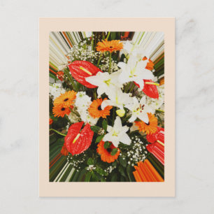 Cartão Postal Lindas flores