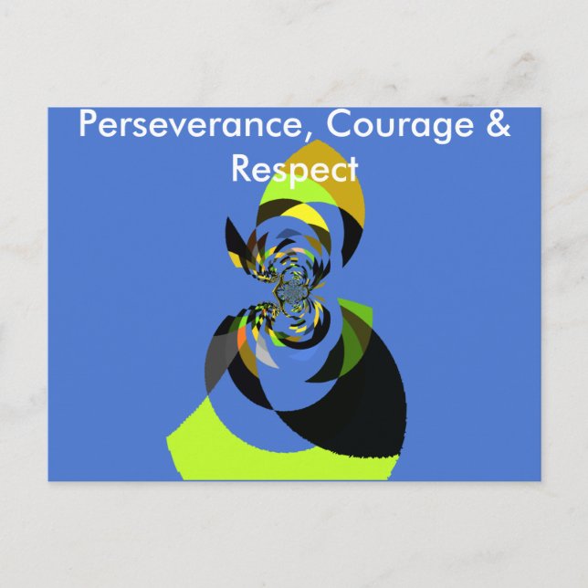 Cartão Postal Lindas ilustrações coloridas da silhueta feminina (Frente)