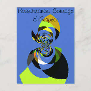 Cartão Postal Lindas ilustrações coloridas da silhueta feminina