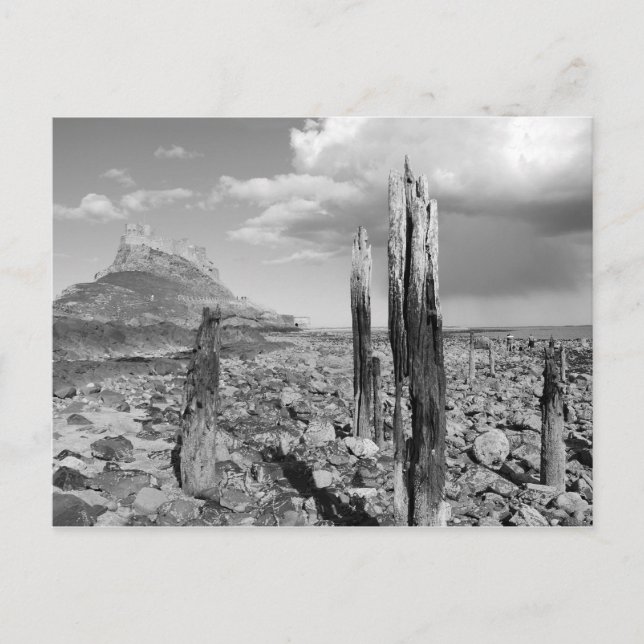 Cartão Postal Lindisfarne Castle (Frente)