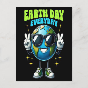 Cartão Postal Lindo cartaz no Dia da Terra 2026