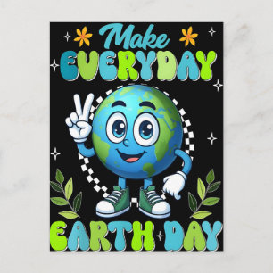 Cartão Postal Lindo cartaz no Dia da Terra 2026