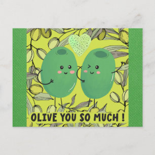 Cartão Postal Lindo Divertido Amei Você Eu Te Amo