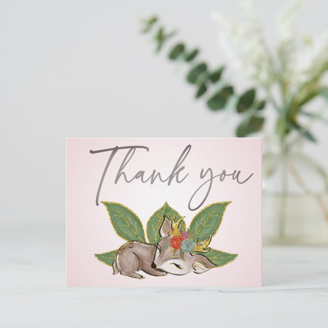 Cartão Postal Lindos Amigos da Floresta e da Natureza (Em pé/Frente)