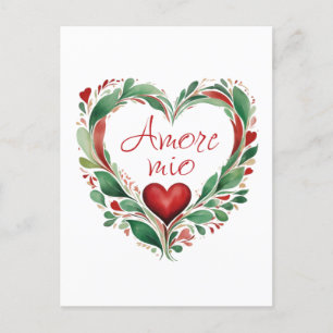 Cartão Postal Lindos amores, coroa italiana