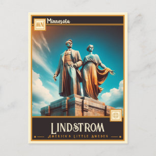 Cartão Postal Lindstrom, Minnesota   Vintage