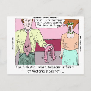 Cartão Postal Lingerie Compra Pink Slip Funny Oferta Camisetas C