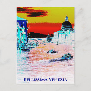 Cartão Postal *~* Língua italiana Bellissima - Veneza Veneza