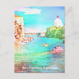 Cartão Postal ** Língua italiana Bellissima Venezia