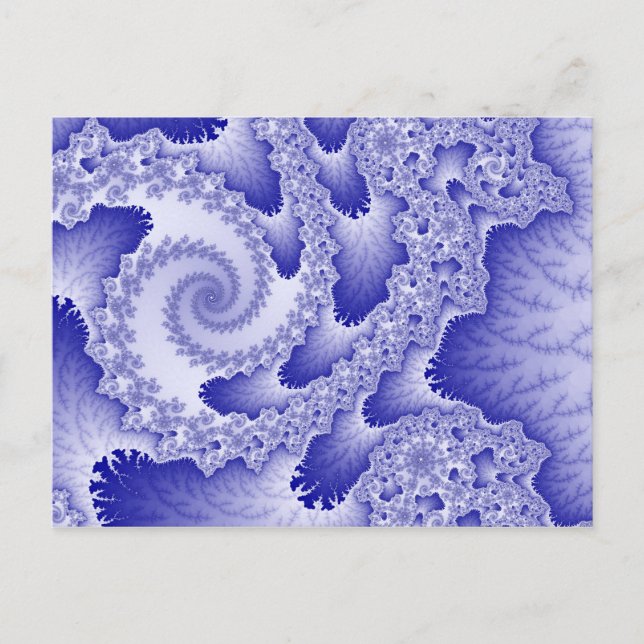 Cartão Postal Línguas Azuis (Frente)