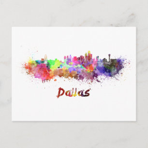 Cartão Postal Linha aérea de Dallas