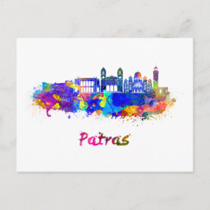 Cartão Postal Linha aérea de Patras