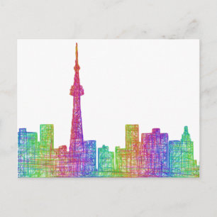 Cartão Postal Linha aérea de Toronto