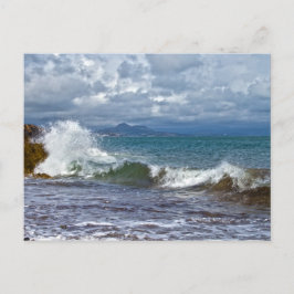 Cartão Postal Linha Costeira do País de Gales do Norte