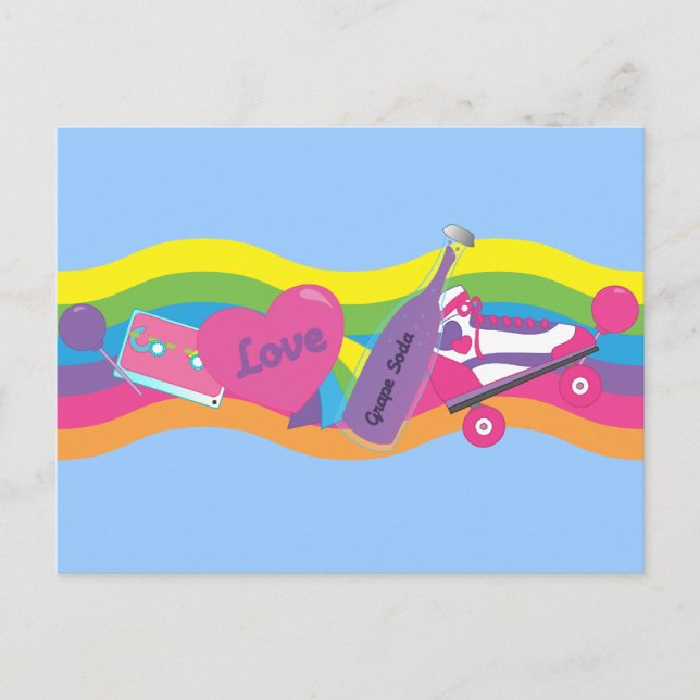 Cartão Postal Linha de anos 80 (Frente)