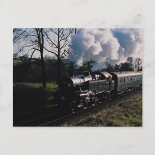 Cartão Postal Linha de caminho de ferro Bluebell BR Classe 4