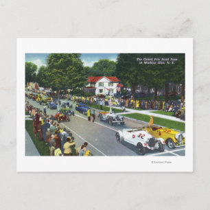 Cartão Postal Linha de partida na Corrida Automática do Grande 